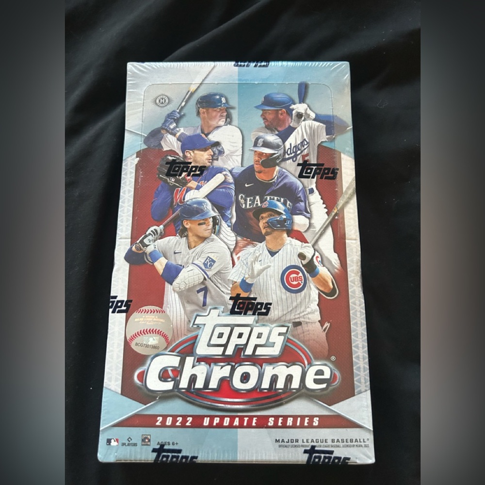 Topps chrome baseball cards 2022 series